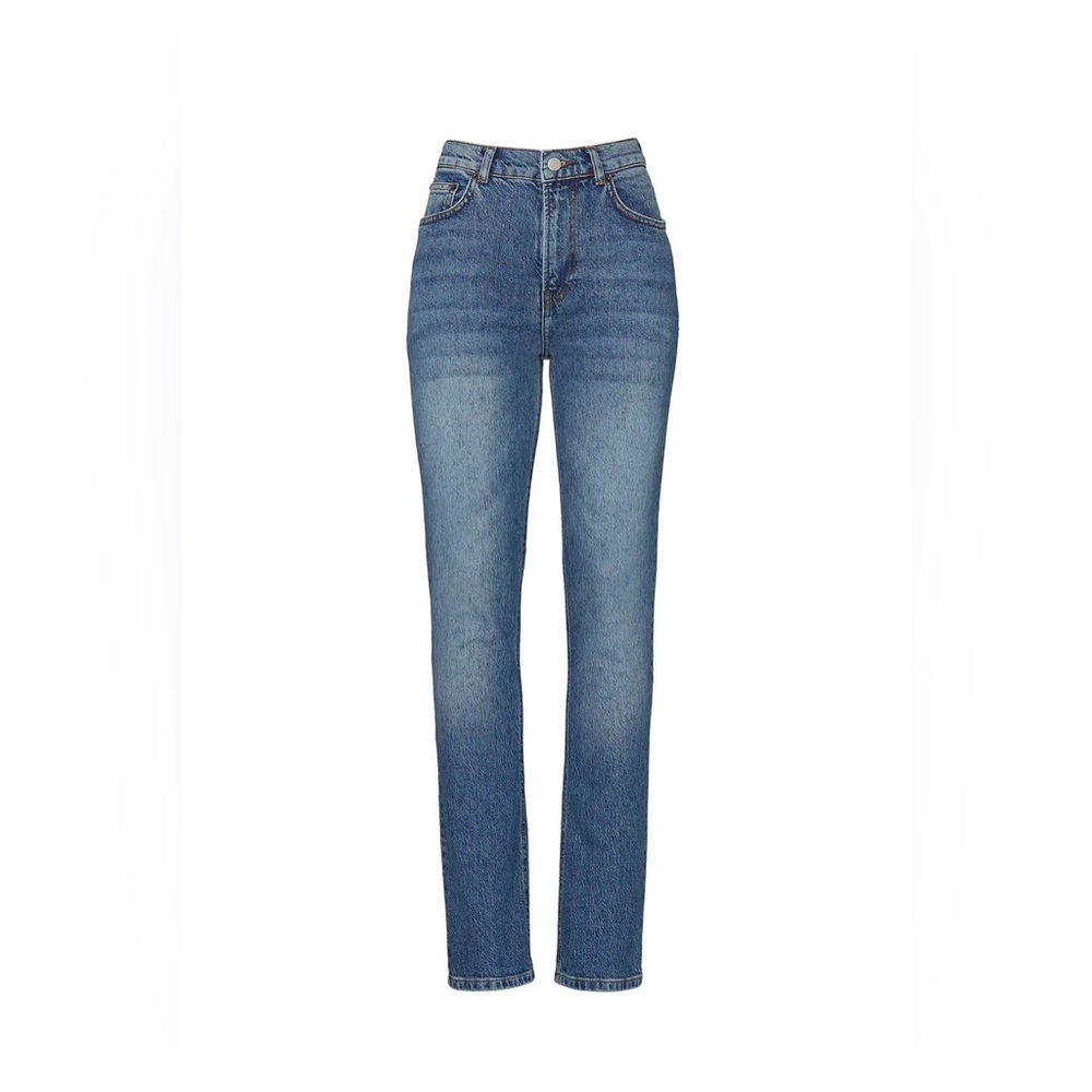 Reformation Lisa High Rise Straight Leg Long Jeans in Palermo Size 24
